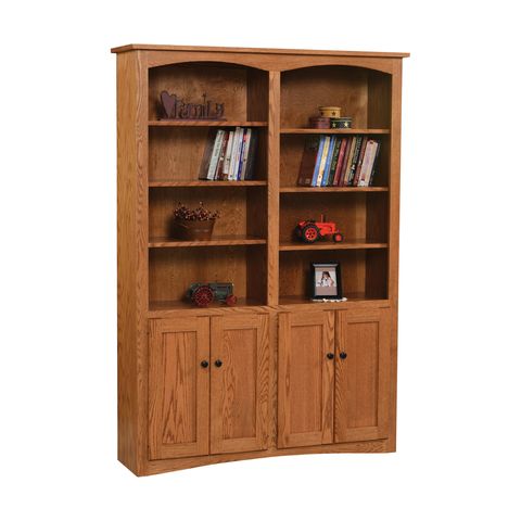 Shaker 48" Bookcase w/Doors
