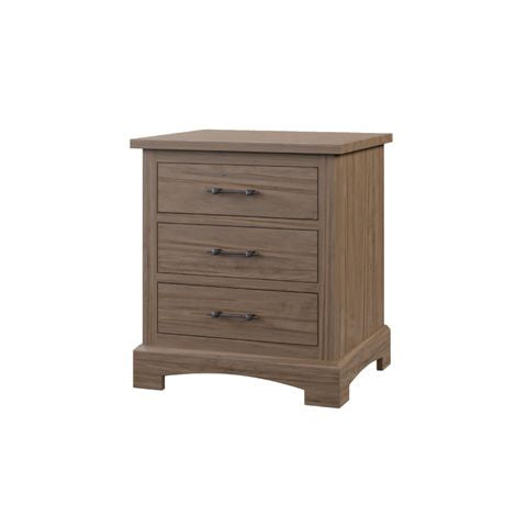 Yorkshire 3 Drawer Nightstand