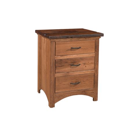 Lewiston 3 Drawer Nightstand