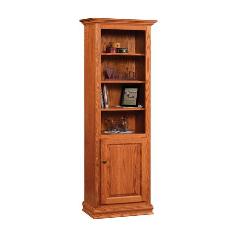 Traditional 24" Bookcase w/Door