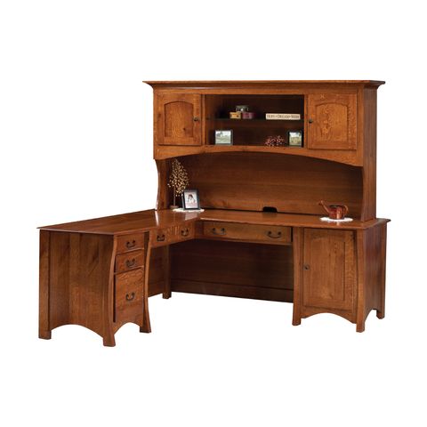 Master L Desk & Hutch