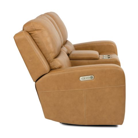 Aiden Reclining Loveseat with Console