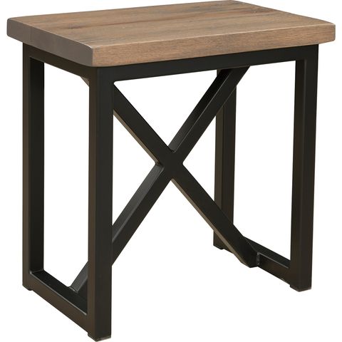 Boat Wood Chairside Table