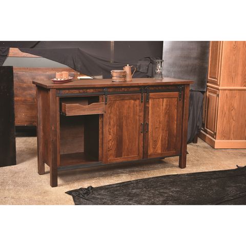 Farmhouse Buffet 1502 w/Wine Rack