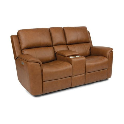 Henry Reclining Loveseat w/Console