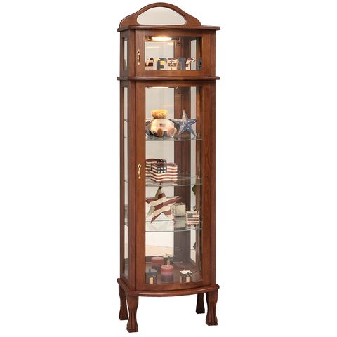 Rectangular Bonnet Top Curio