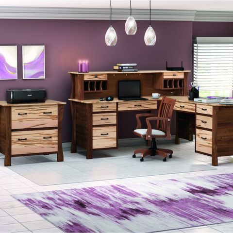 Kapernaum Corner Desk & Hutch