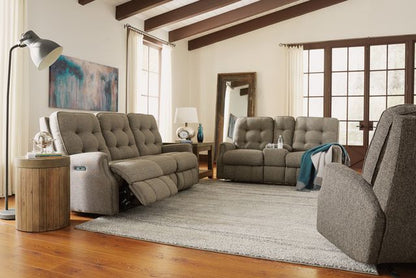 Devon Reclining Loveseat with Console