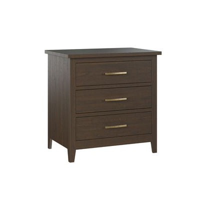 Lakeside 3 Drawer Nightstand - Wide