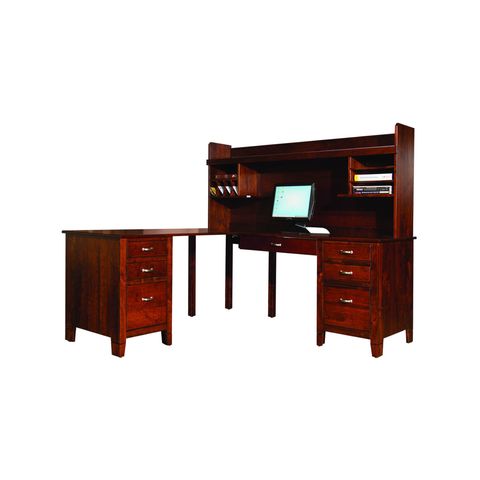 Jacobsville Corner Desk & Hutch