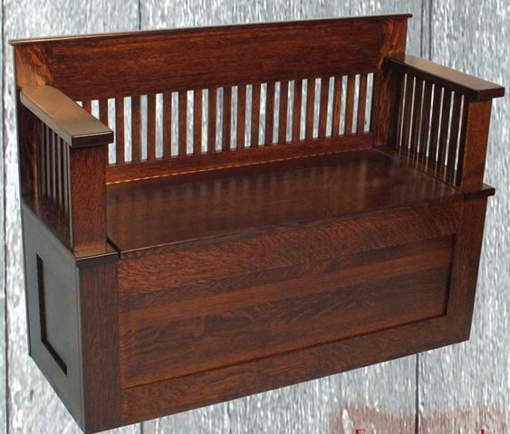 31" Mission Storage Bench