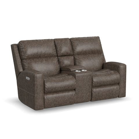 Score Reclining Loveseat with Console