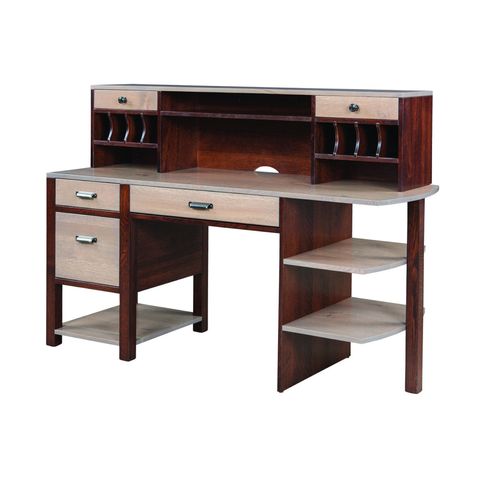 Wakefield Computer Desk & Hutch