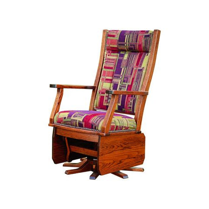 Mission Swivel Glider w/Solid Sides