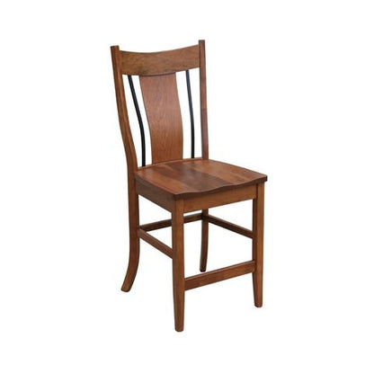 Eagle Swivel Bar Chair w/Wrought Iron
