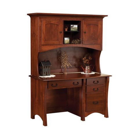 Master Single Pedestal Desk & Hutch