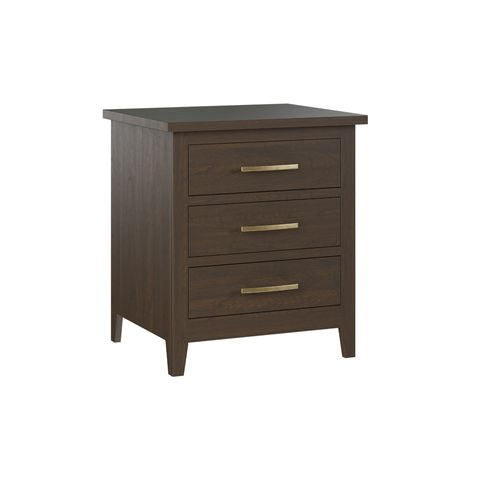 Lakeside 3 Drawer Nightstand