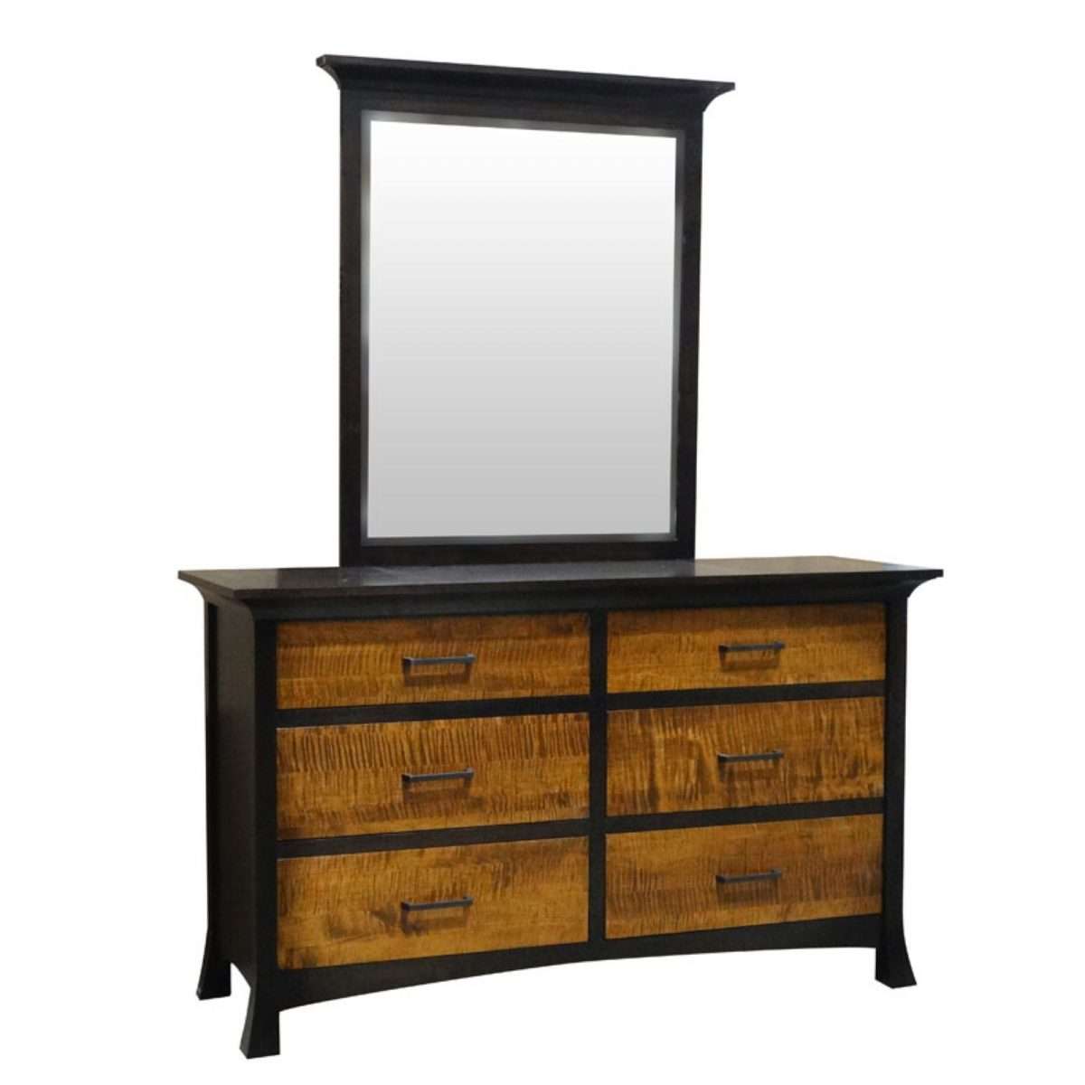 Oasis Low Dresser &amp; Mirror