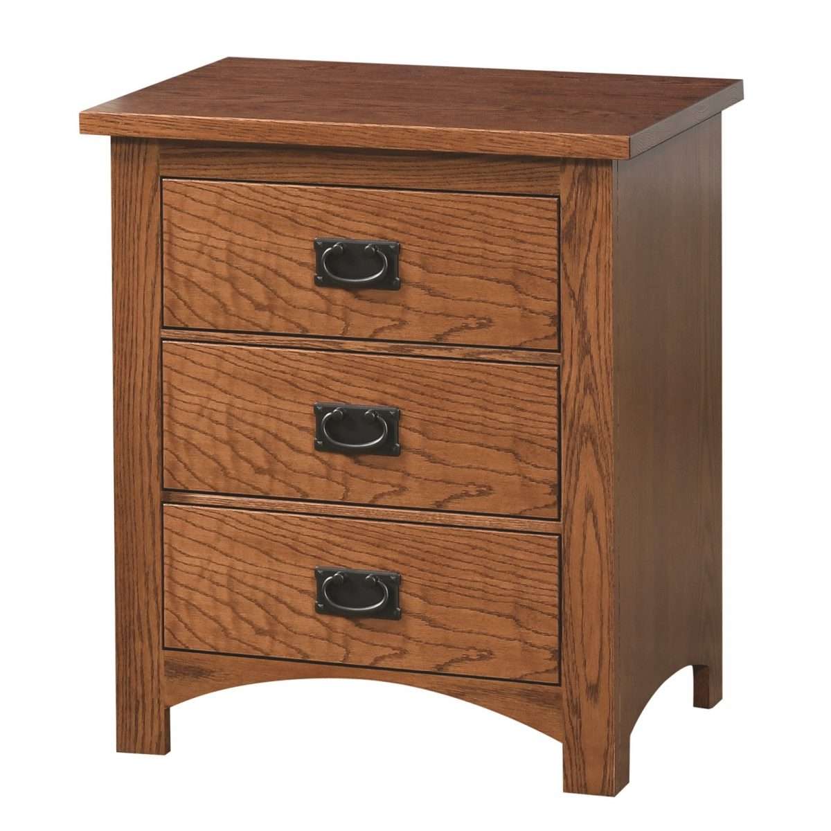 Siesta Mission 3 Drawer Nightstand