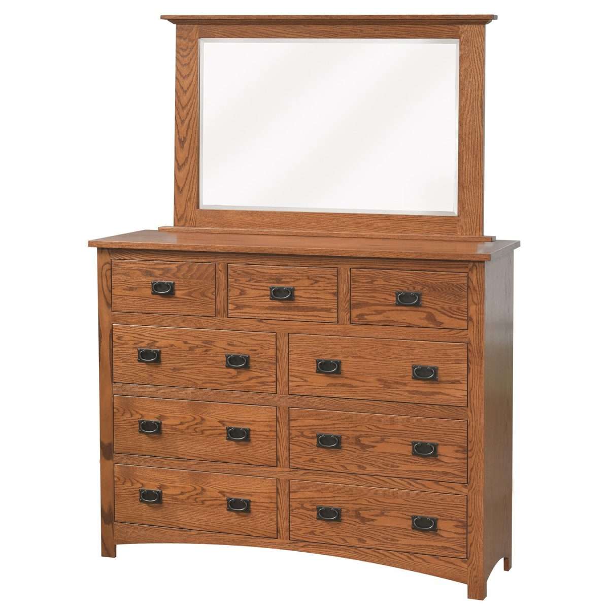 Siesta Mission High Dresser &amp; Mirror